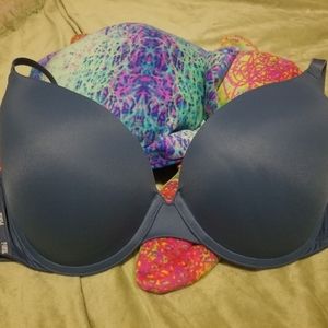 Blue Victoria Secret Pink Bra